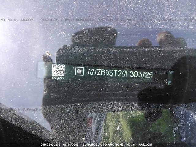 1G1ZB5ST2GF303125 - 2016 CHEVROLET MALIBU LS Tünd mavi foto 9