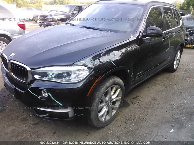 5UXKR0C58G0U12133 - 2016 BMW X5 XDRIVE35I BLACK photo 2
