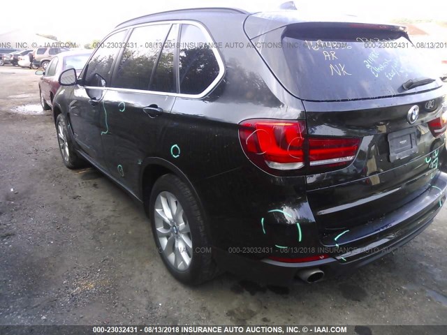5UXKR0C58G0U12133 - 2016 BMW X5 XDRIVE35I BLACK photo 3