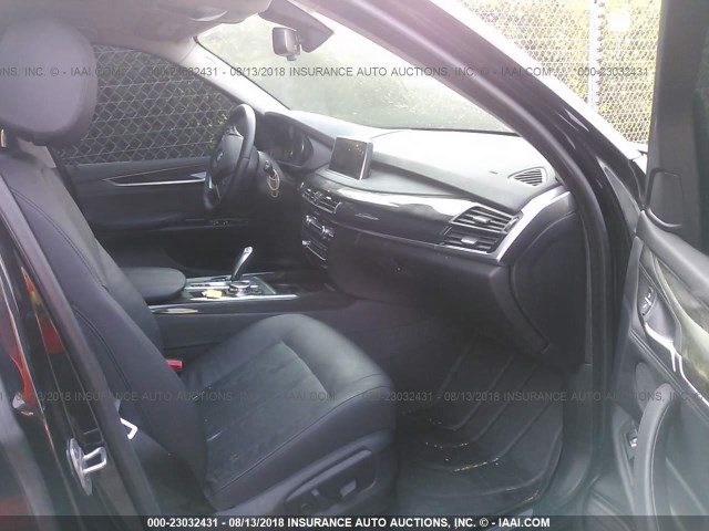 5UXKR0C58G0U12133 - 2016 BMW X5 XDRIVE35I BLACK photo 5