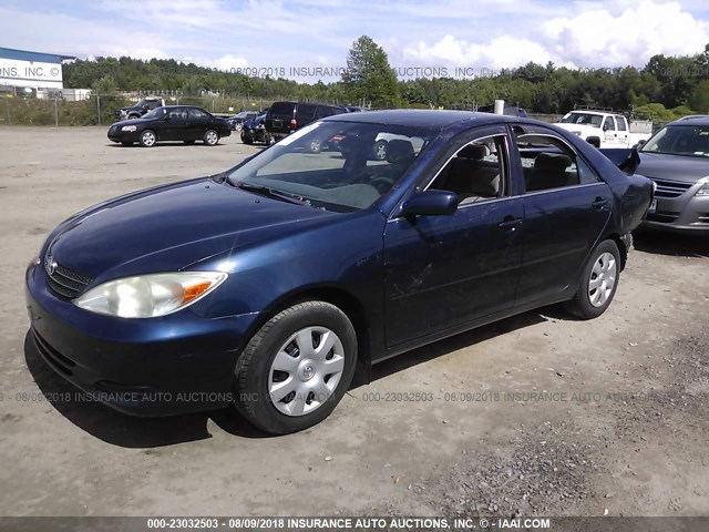 4T1BE32K14U345879 - 2004 TOYOTA CAMRY LE/XLE/SE Көк фото 2