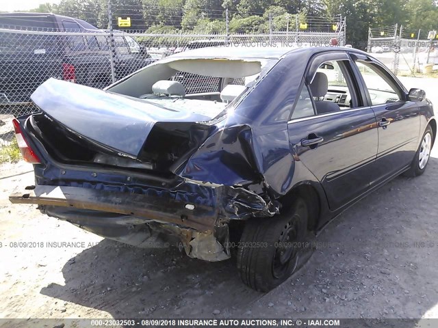 4T1BE32K14U345879 - 2004 TOYOTA CAMRY LE/XLE/SE Көк фото 6