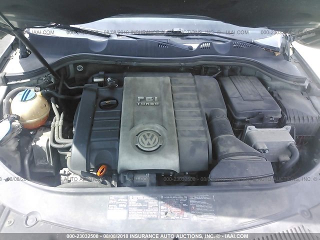 WVWAK73C46E112616 - 2006 VOLKSWAGEN PASSAT 2.0T/2.0T VALUE GRAY photo 10