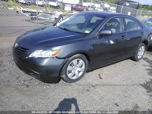 4T1BE46K38U747134 - 2008 TOYOTA CAMRY CE/LE/XLE/SE GRAY photo 2