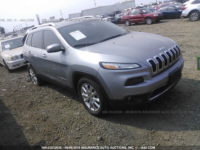 1C4PJMDB4GW152370 - 2016 JEEP CHEROKEE LIMITED 银色 照片 1