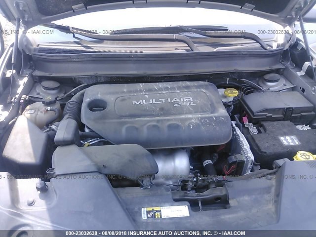 1C4PJMDB4GW152370 - 2016 JEEP CHEROKEE LIMITED 银色 照片 10