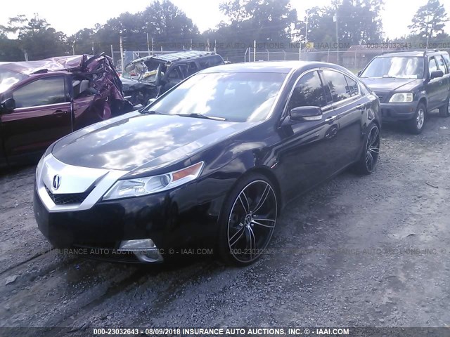 19UUA96539A006101 - 2009 ACURA TL BLACK photo 2