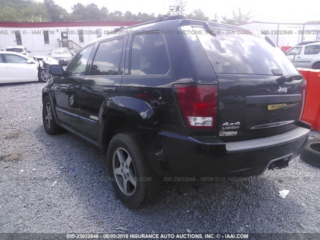 1J8HR48N47C632503 - 2007 JEEP GRAND CHEROKEE LAREDO/COLUMBIA/FREEDOM 黑色 照片 3
