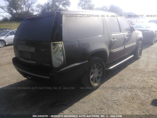 1GKFK66827J322989 - 2007 GMC YUKON XL DENALI BLACK photo 4