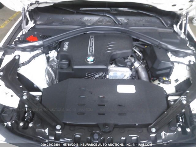 WBA3T1C5XFP820990 - 2015 BMW 428 XI SULEV WHITE photo 10