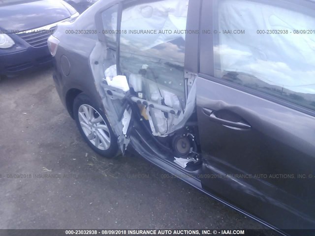 JM1BL1V7XC1700165 - 2012 MAZDA 3 I Boz foto 6