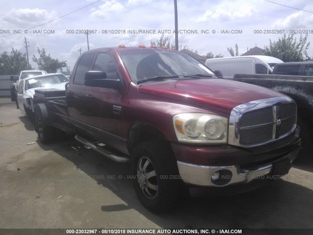 3D7MX48C37G741788 - 2007 DODGE RAM 3500 ST/SLT MAROON photo 1