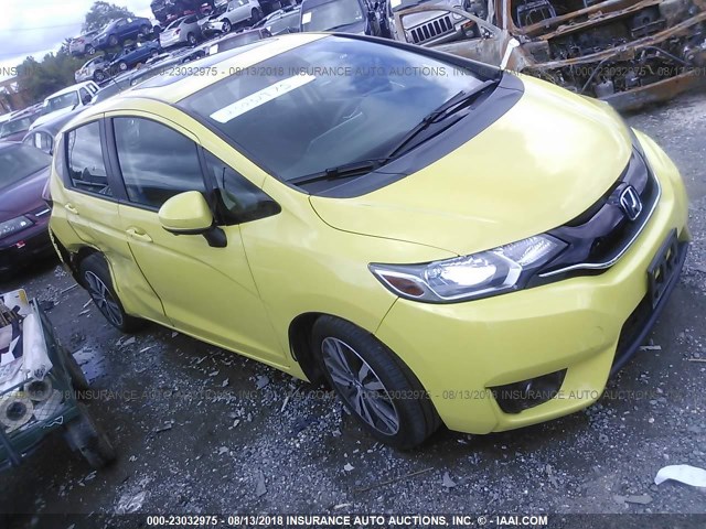 3HGGK5H83FM752766 - 2015 HONDA FIT EX/EXL YELLOW photo 1