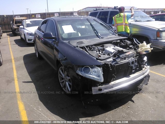 WAUKGAFB7AN004597 - 2010 AUDI A6 PRESTIGE შავი ფოტო 1