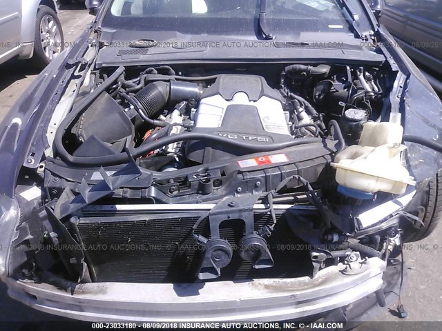 WAUKGAFB7AN004597 - 2010 AUDI A6 PRESTIGE შავი ფოტო 10