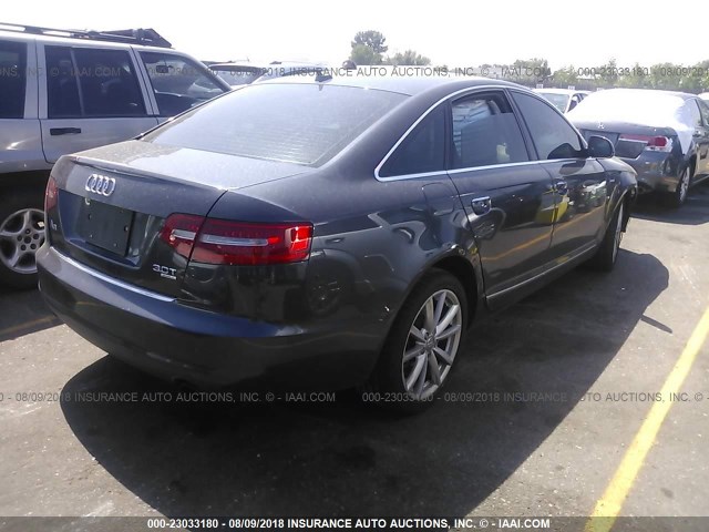 WAUKGAFB7AN004597 - 2010 AUDI A6 PRESTIGE შავი ფოტო 4