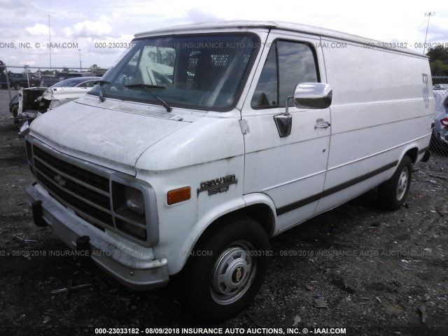 1GCGG35K4SF218156 - 1995 CHEVROLET G30 WHITE photo 2