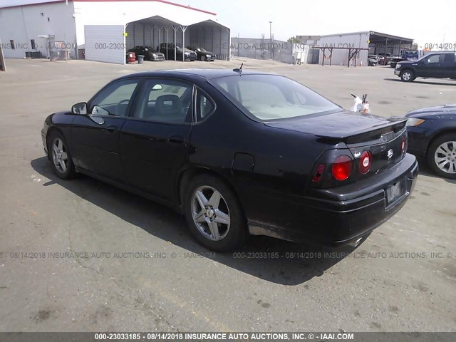 2G1WP551759361414 - 2005 CHEVROLET IMPALA SS BLACK photo 3