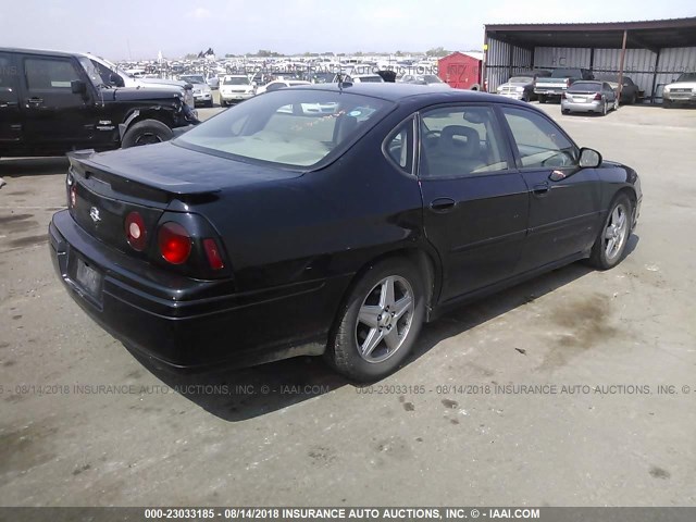 2G1WP551759361414 - 2005 CHEVROLET IMPALA SS BLACK photo 4