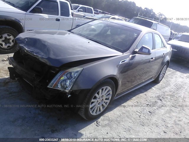 1G6DE5E59C0145422 - 2012 CADILLAC CTS LUXURY COLLECTION BROWN photo 2