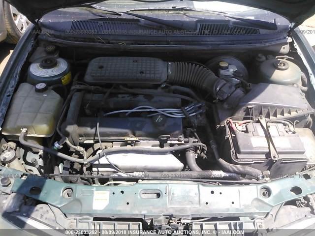 3FAFP6633YM116186 - 2000 FORD CONTOUR SE GREEN photo 10