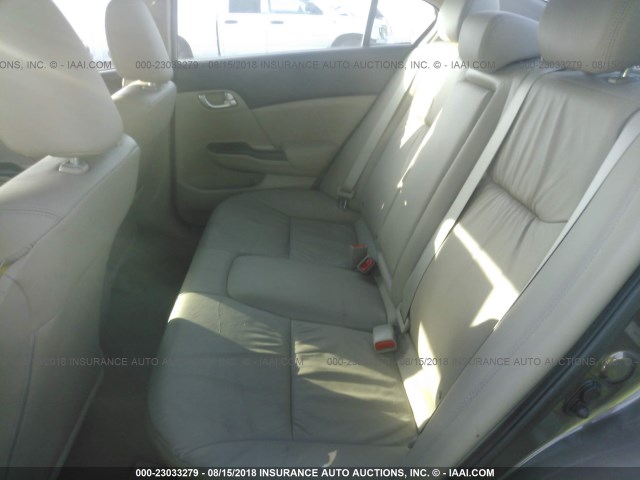 2HGFB2F97CH543952 - 2012 HONDA CIVIC EXL 棕色 照片 8