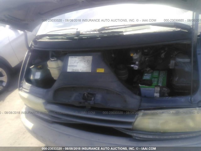 JT3AC11R2M0002048 - 1991 TOYOTA PREVIA DLX BLUE photo 10