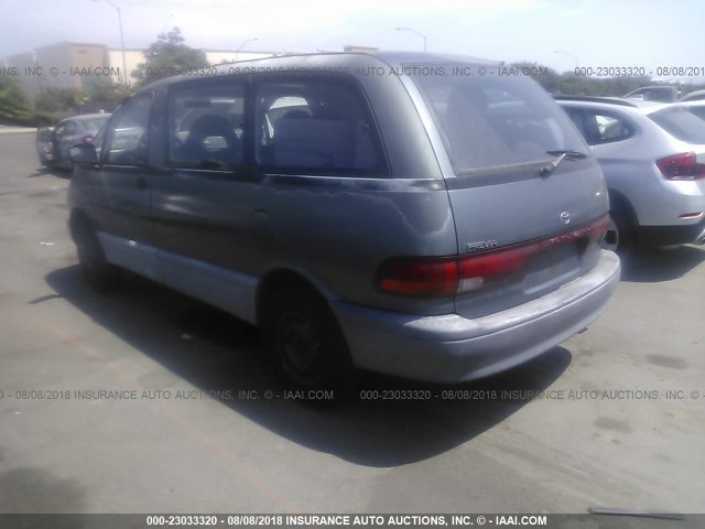 JT3AC11R2M0002048 - 1991 TOYOTA PREVIA DLX BLUE photo 3