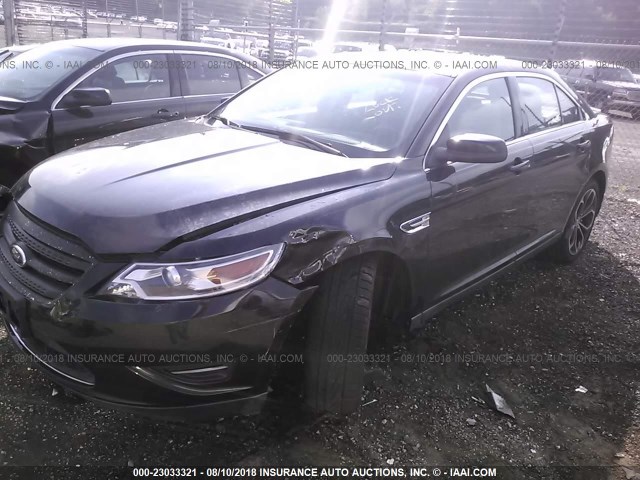 1FAHP2KT3AG112176 - 2010 FORD TAURUS SHO BLACK photo 2