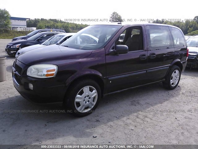 1GNDU23118D156226 - 2008 CHEVROLET UPLANDER LS ბურგუნდია ფოტო 2