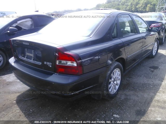 YV1TS90D2X1021056 - 1999 VOLVO S80 T6 TURBO GRAY photo 4