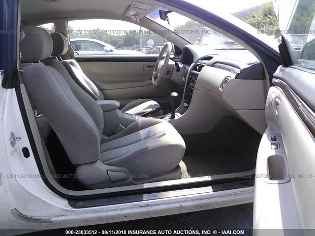 2T1CF22P5XC181324 - 1999 TOYOTA CAMRY SOLARA SE/SLE თეთრი ფოტო 5