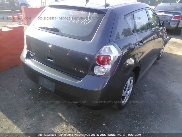 5Y2SP6E82AZ405098 - 2010 PONTIAC VIBE BLACK photo 4