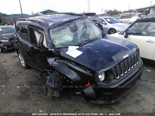 ZACCJABT0FPB58569 - 2015 JEEP RENEGADE LATITUDE BLACK photo 1