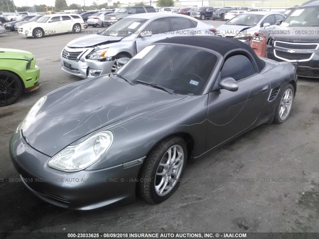 WP0CA29863U624980 - 2003 PORSCHE BOXSTER GRAY photo 2