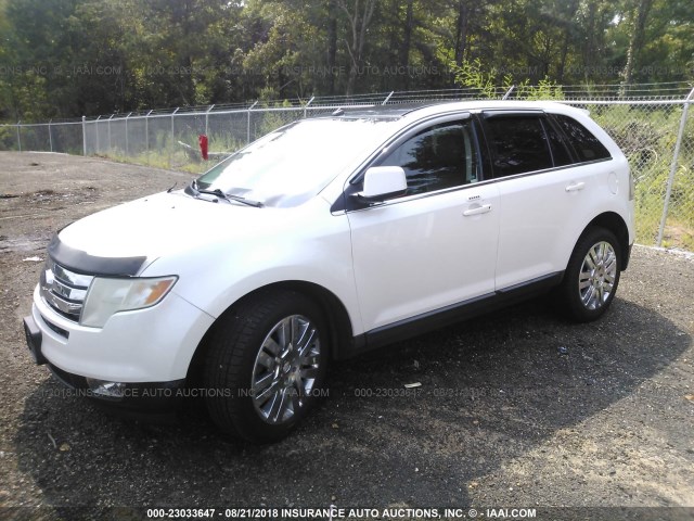 2FMDK39C39BA92335 - 2009 FORD EDGE LIMITED WHITE photo 2