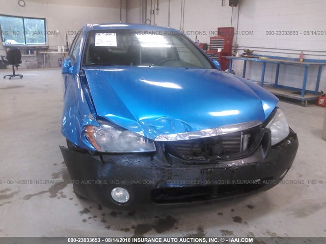 KNAFE162155086419 - 2005 KIA SPECTRA5 BLUE photo 6