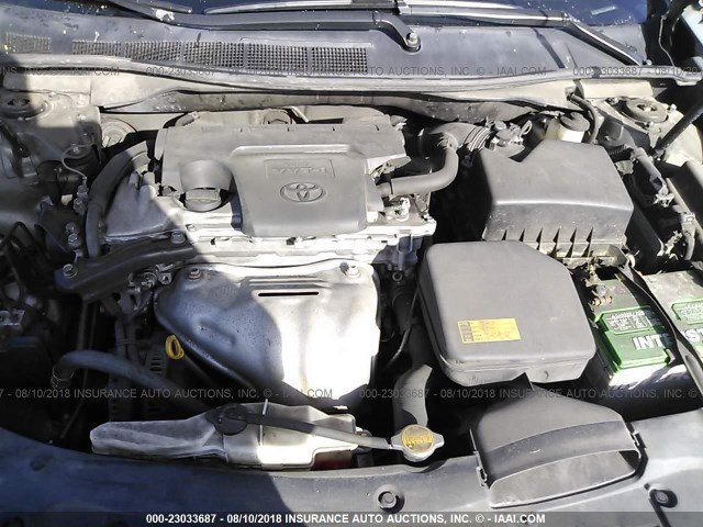 4T1BF1FK1CU596458 - 2012 TOYOTA CAMRY SE/LE/XLE 灰色 照片 10