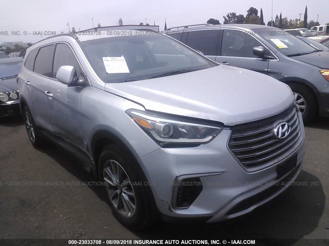 KM8SM4HFXJU271716 - 2018 HYUNDAI SANTA FE SE SILVER photo 1