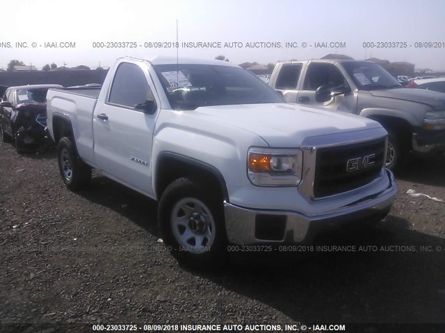 1GTN1TEH8EZ301444 - 2014 GMC SIERRA C1500 WHITE photo 1