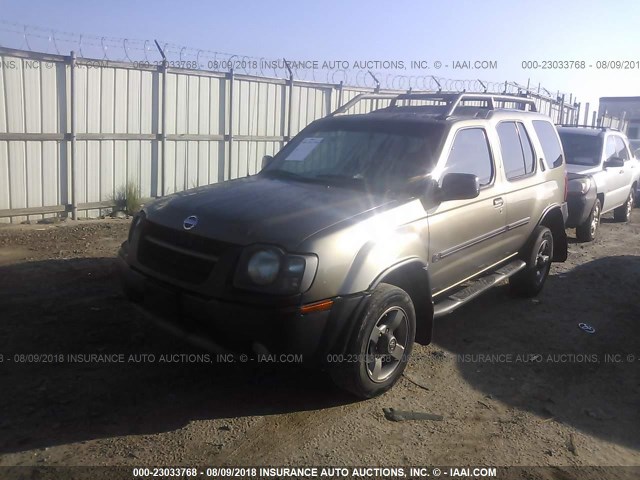 5N1ED28T32C566333 - 2002 NISSAN XTERRA XE/SE TAN photo 2