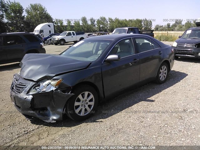 4T1BK46K97U528007 - 2007 TOYOTA CAMRY NEW GENERAT LE/XLE/SE GRAY photo 2