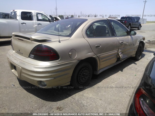 1G2NF52F12C142513 - 2002 PONTIAC GRAND AM SE1 GOLD photo 4