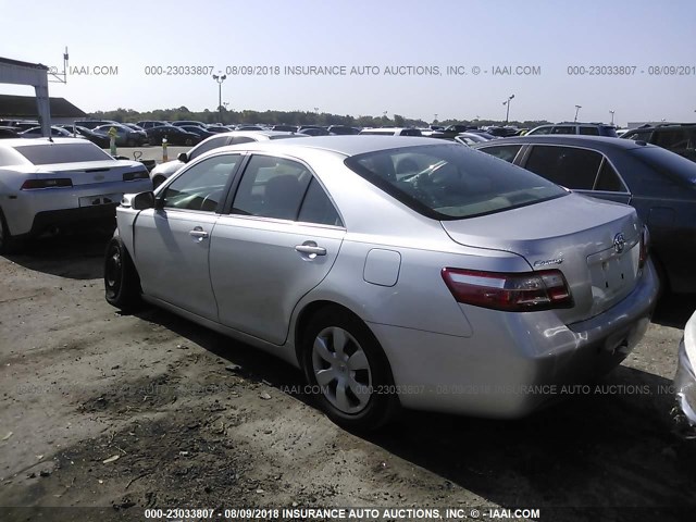 4T1BE46K38U212577 - 2008 TOYOTA CAMRY CE/LE/XLE/SE SILVER photo 3
