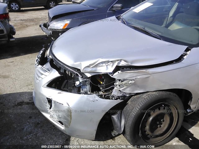 4T1BE46K38U212577 - 2008 TOYOTA CAMRY CE/LE/XLE/SE SILVER photo 6