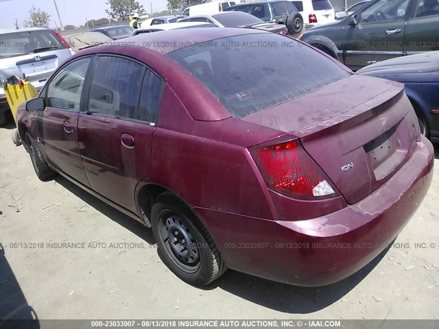 1G8AJ52F34Z154827 - 2004 SATURN ION LEVEL 2 红色 照片 3