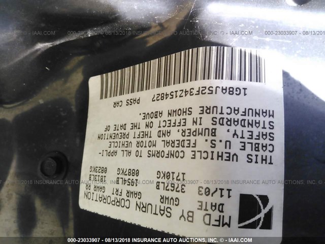 1G8AJ52F34Z154827 - 2004 SATURN ION LEVEL 2 红色 照片 9