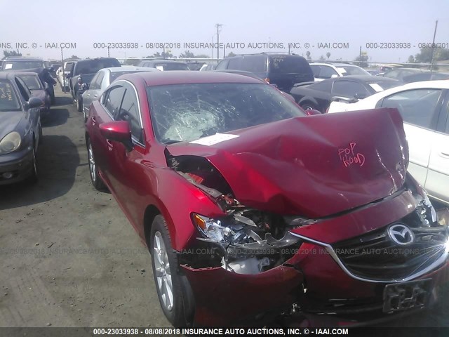 JM1GJ1U52F1223540 - 2015 MAZDA 6 SPORT RED photo 1