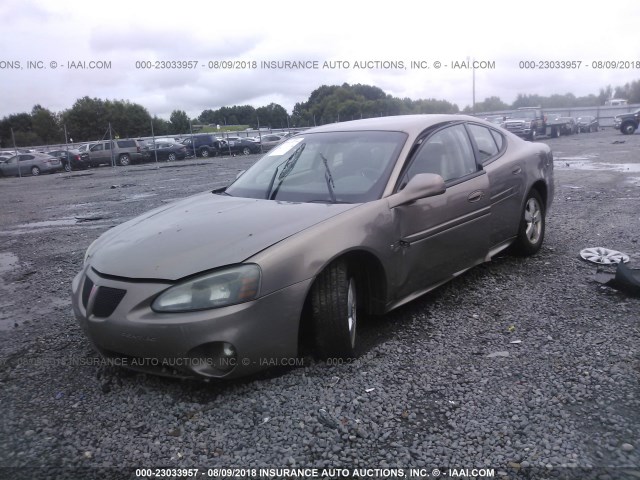 2G2WP552X61172440 - 2006 PONTIAC GRAND PRIX BROWN photo 2