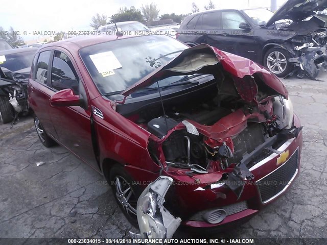 KL1TD6DE7AB096345 - 2010 CHEVROLET AVEO LS/LT 红色 照片 1